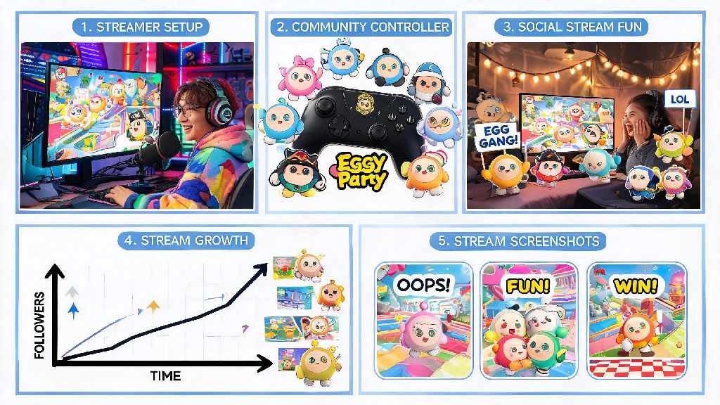 7 Tips for Growing Your Audience as Eggy Party Streamers